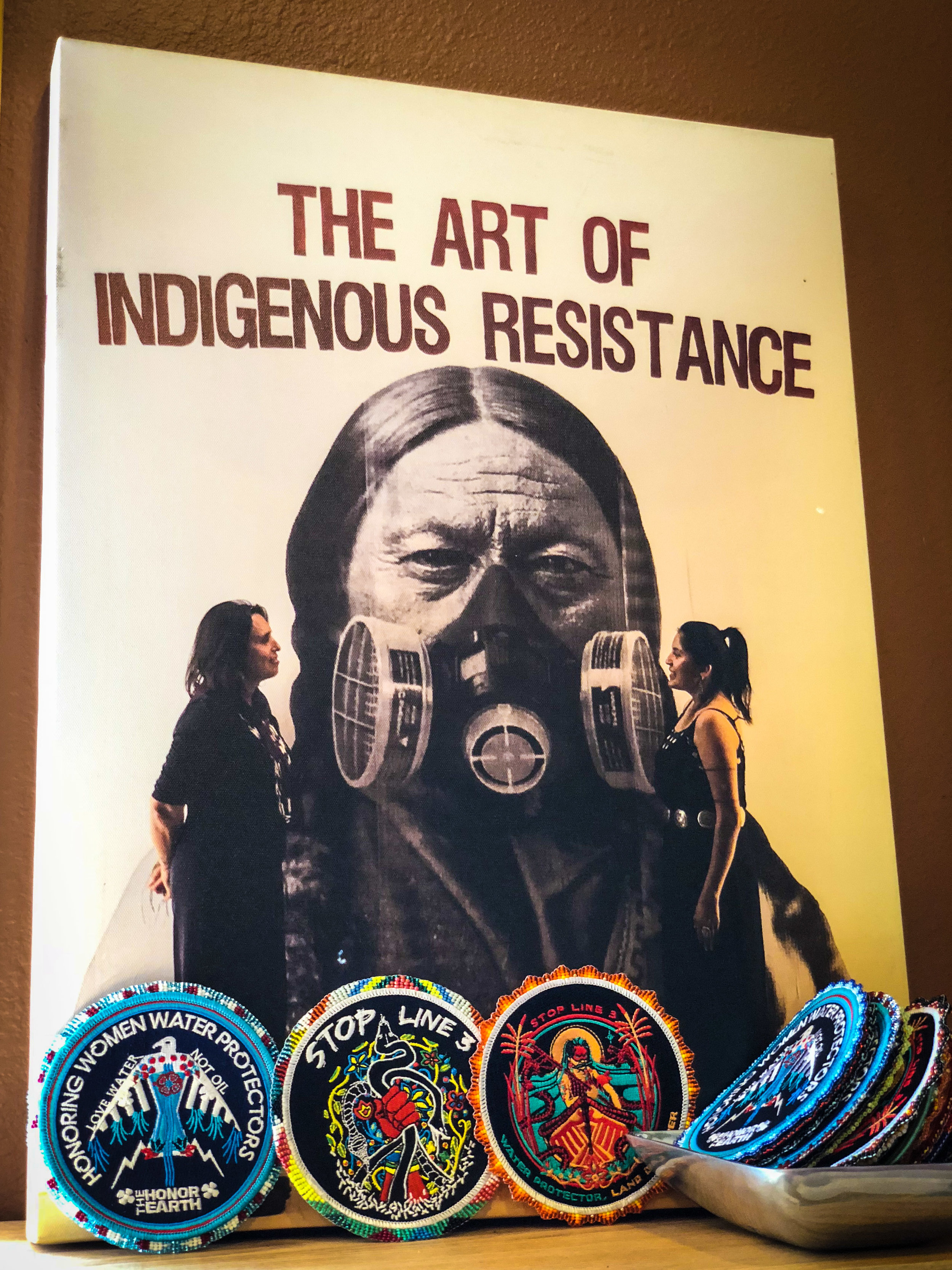 Limited Edition: Custom Beaded Water Protector patches by Native Artists