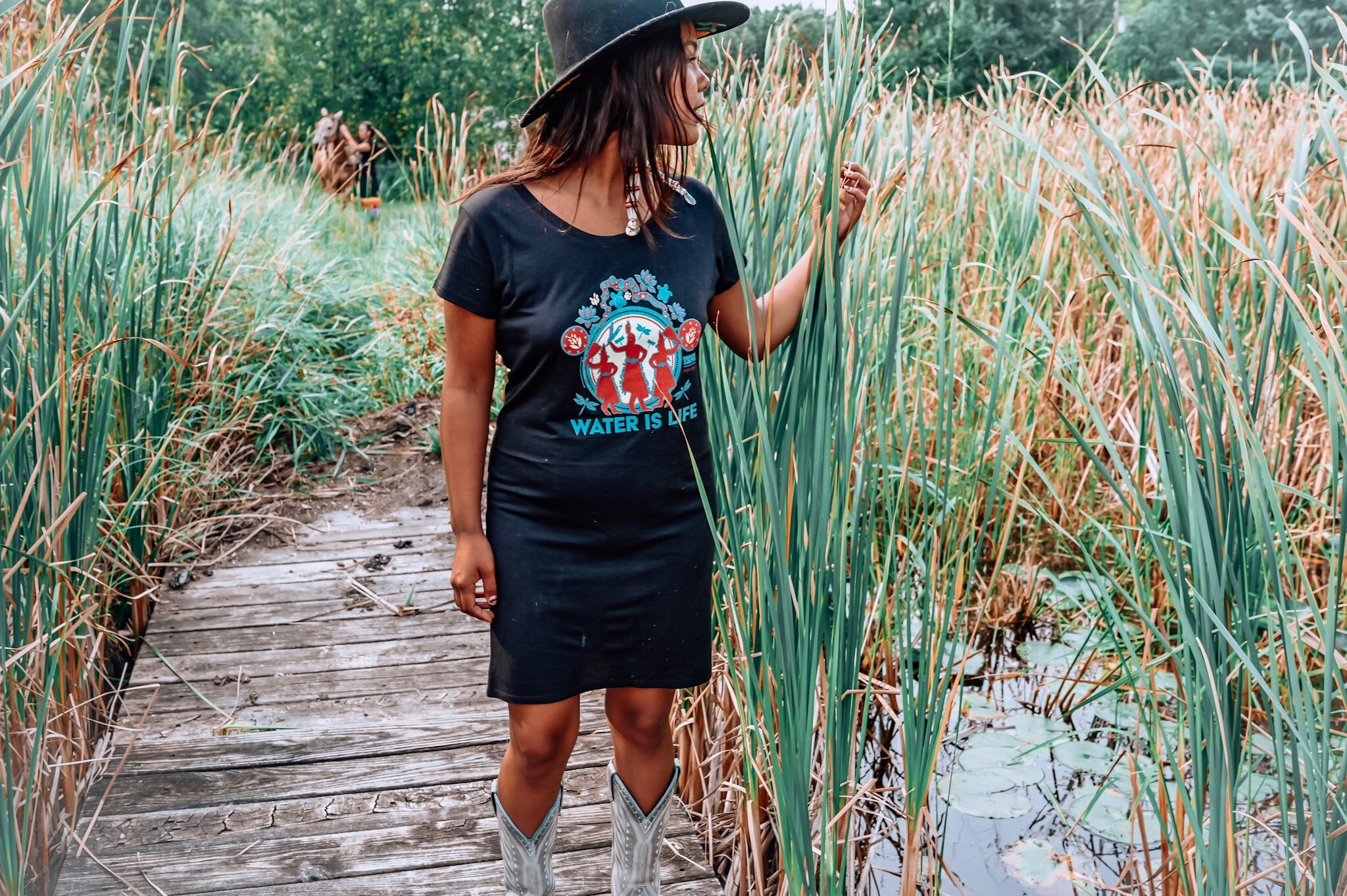 Water Is Life Limited Edition: Bamboo Organic Tee Dress