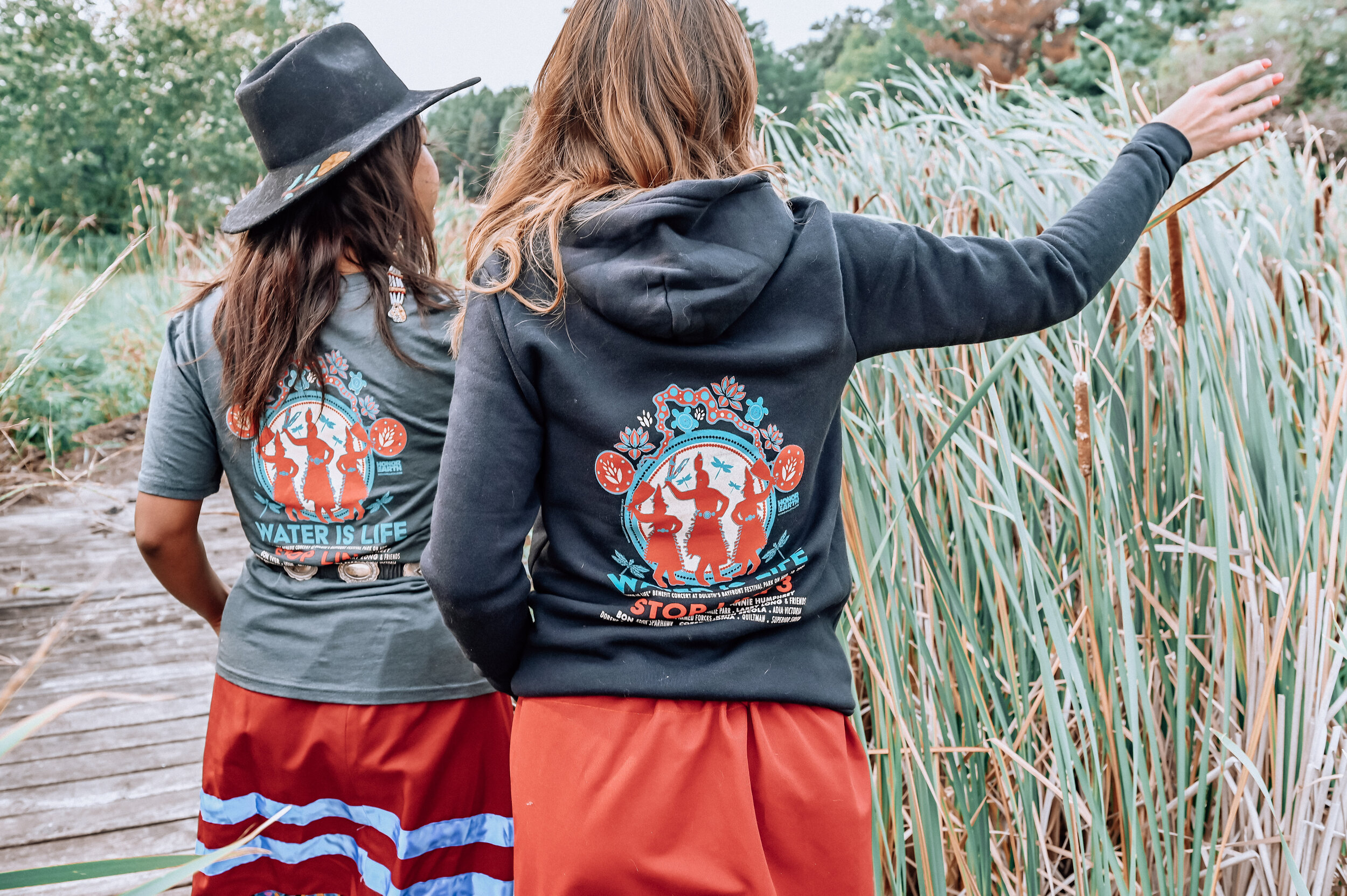 Water Is Life Festival Concert Limited Edition: Unisex Organic Fleece Pullover Hoodie